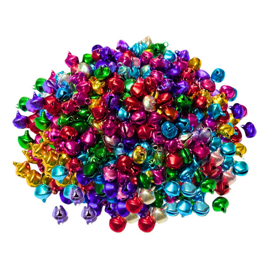 1,000 Piezas Cascabel Para Manualidades Metálico Surtido 6mm