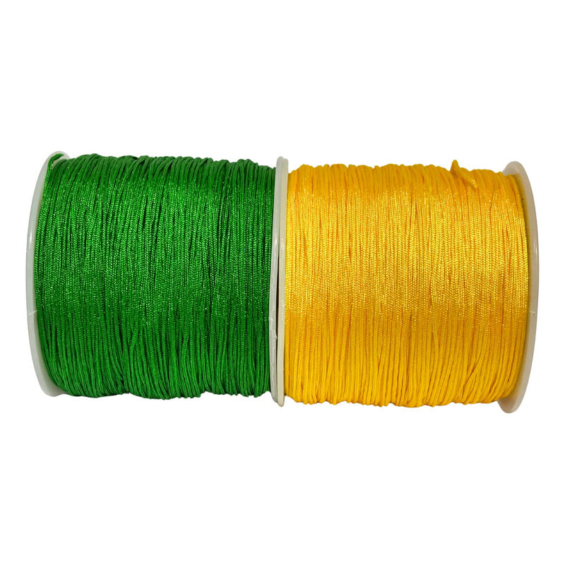 180 Metros-hilo Chino Para Pulseras 0.8mm- 2 Carretes Diy