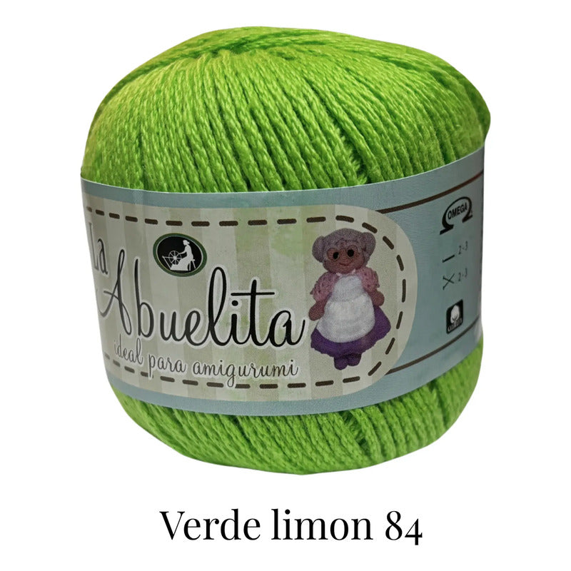 Hilaza La Abuelita Maneja 50 Gramos Para Amigurumis Algodón