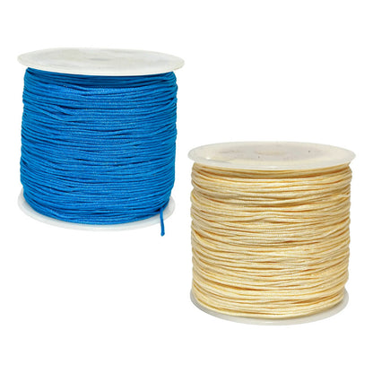 180 Metros-hilo Chino Para Pulseras 0.8mm- 2 Carretes Diy