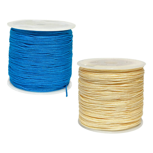 180 Metros-hilo Chino Para Pulseras 0.8mm- 2 Carretes Diy