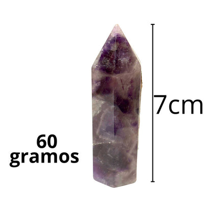 Cuarzo Natural Punta Obelisco 7cm 60 Gramos Alta Calidad