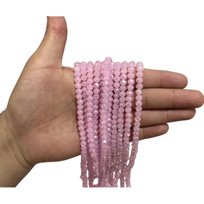 5 Tiras Cristal Checo Facetado 6mm Abalorio Bisutería 450pcs