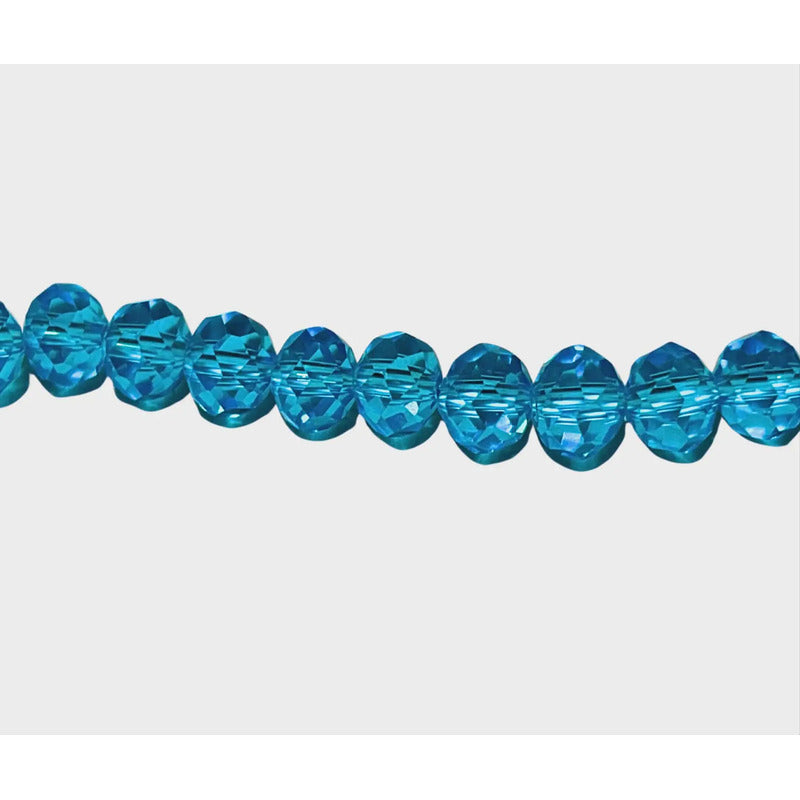5 Tiras Cristal Checo Facetado 6mm Abalorio Bisutería 450pcs