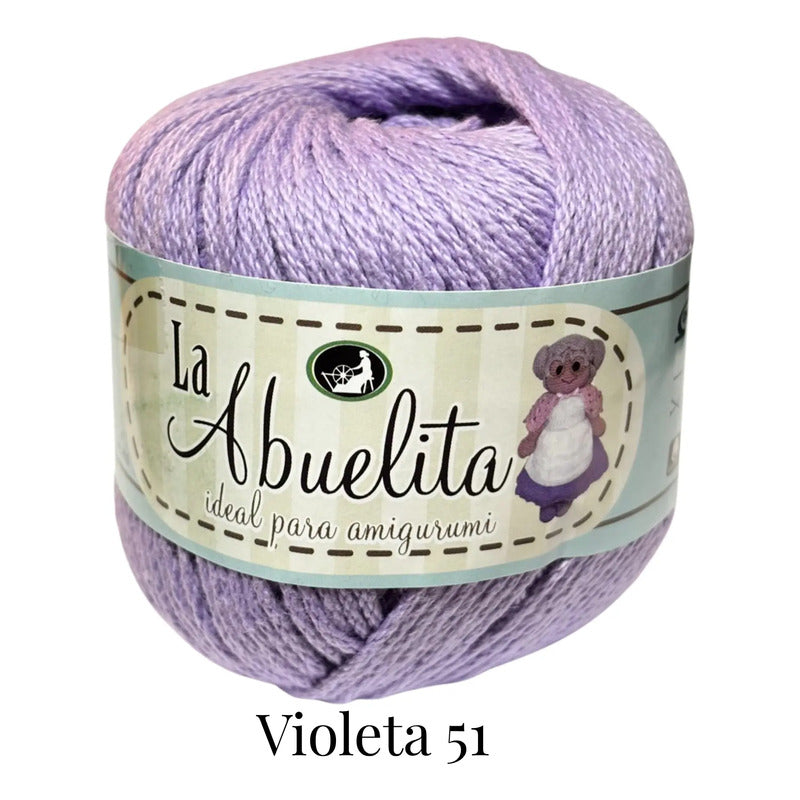 Hilaza La Abuelita Maneja 50 Gramos Para Amigurumis Algodón