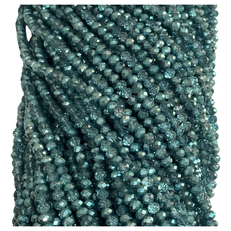 5 Tiras Cristal Checo Facetado 6mm Abalorio Bisutería 450pcs
