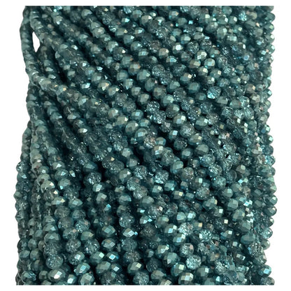 5 Tiras Cristal Checo Facetado 6mm Abalorio Bisutería 450pcs