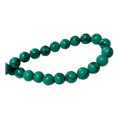 Howlita Piedra Tallada 8/6mm Con Orificio Para Pulseras