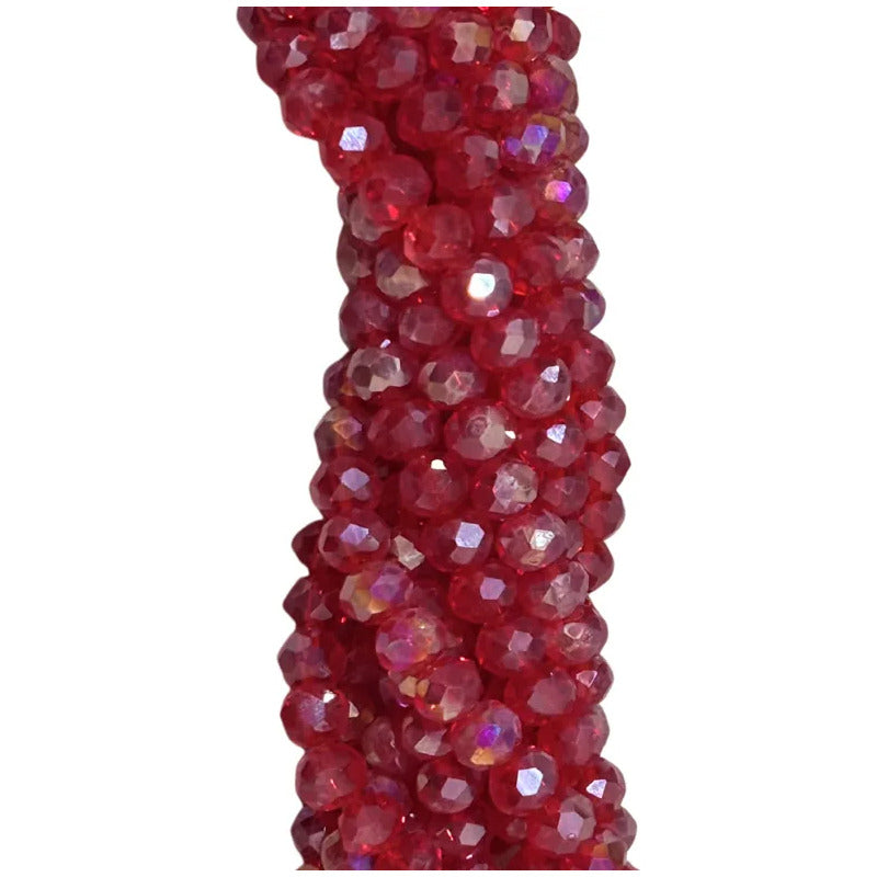 5 Tiras Cristal Checo Facetado 6mm Abalorio Bisutería 450pcs