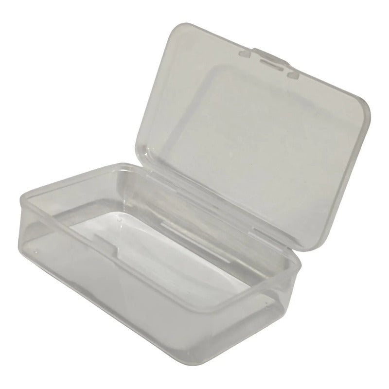 Pack 6 Cajas Organizadoras Plásticas Transparentes Con Tapa Transparente