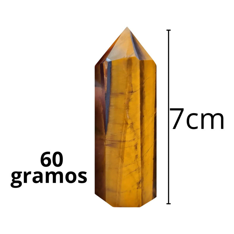 Cuarzo Natural Punta Obelisco 7cm 60 Gramos Alta Calidad