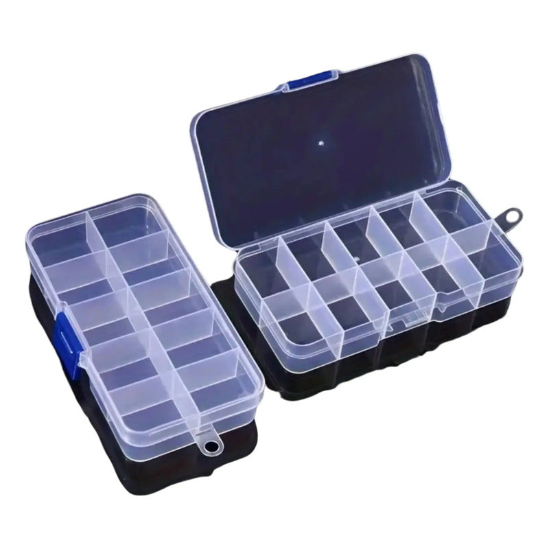 Set 10 Piezas Estuche Organizador Acrílico Caja Multiusos Transparente