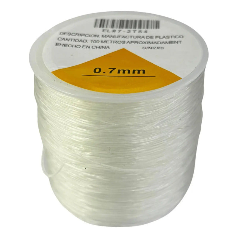 100 Metros Hilo Elastico Transparente Bisutería Manualidades