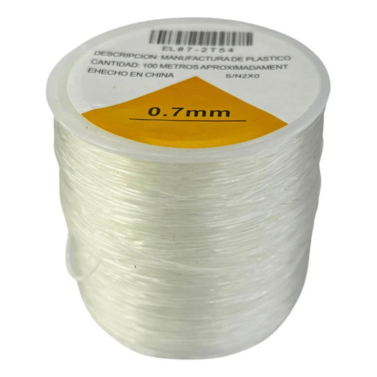 100 Metros Hilo Elastico Transparente Bisutería Manualidades