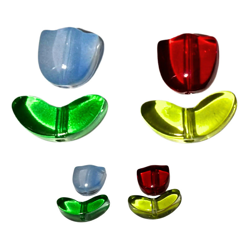 10 Pares Separador De Vidrio En Forma De Flor Para Pulseras