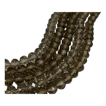 5 Tiras Cristal Checo Facetado 8mm Abalorio Bisutería 325pcs