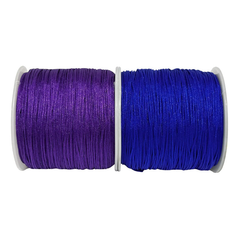 180 Metros-hilo Chino Para Pulseras 0.8mm- 2 Carretes Diy