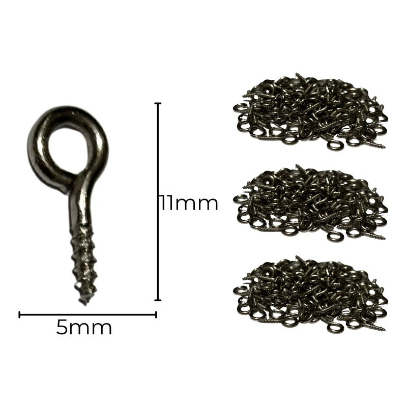 500 Piezas Abalorio Armella Mini De Metal Para Bisutería