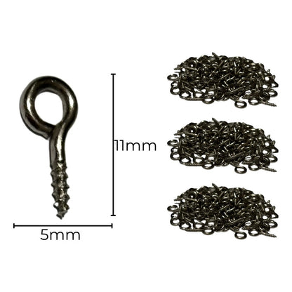 500 Piezas Abalorio Armella Mini De Metal Para Bisutería