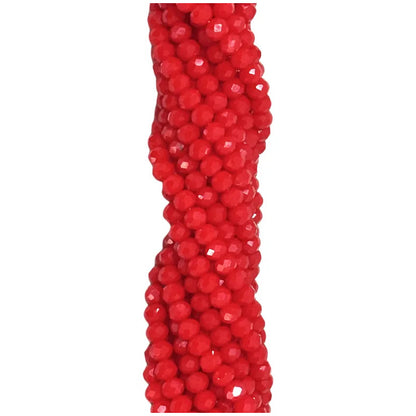 5 Tiras Cristal Checo Facetado 6mm Abalorio Bisutería 450pcs