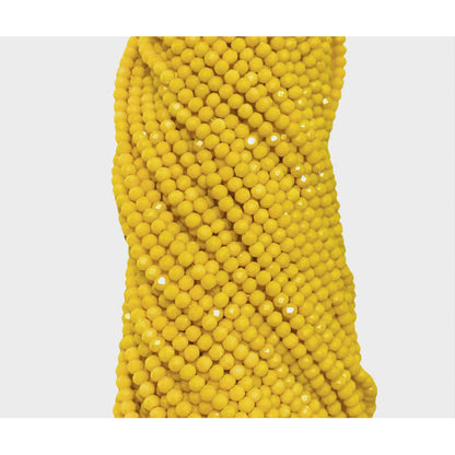 5 Tiras Cristal Checo Facetado 3mm Abalorio Bisutería 650pcs
