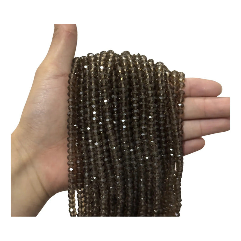 5 Tiras Cristal Checo Facetado 6mm Abalorio Bisutería 450pcs