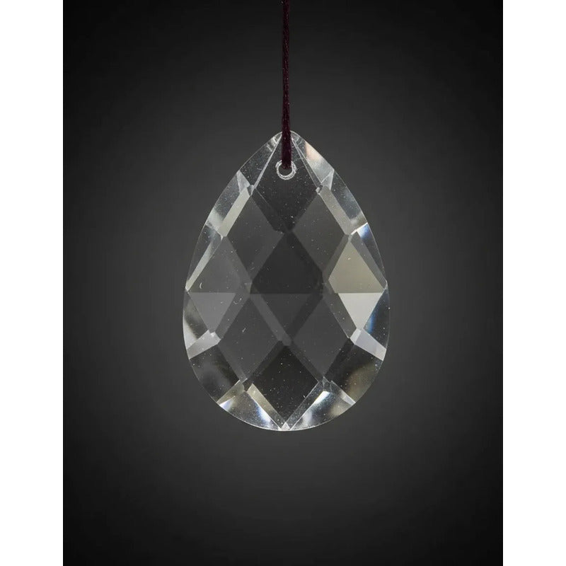 5 Piezas Cristal Cortado Colgante Decoración Feng Shui Gota Facetada-2