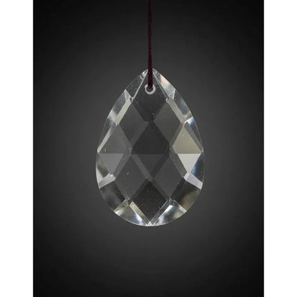 5 Piezas Cristal Cortado Colgante Decoración Feng Shui Gota Facetada-2