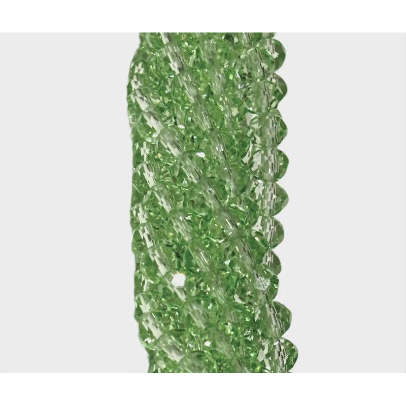 5 Tiras Cristal Checo Facetado 6mm Abalorio Bisutería 450pcs