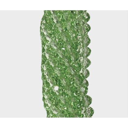 5 Tiras Cristal Checo Facetado 6mm Abalorio Bisutería 450pcs
