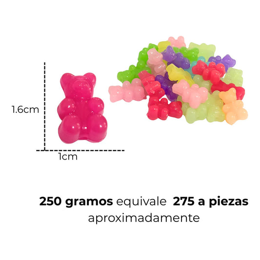 250 Grmos Abalorio Separador Acrílico Cuenca Bisutería Panda Colores