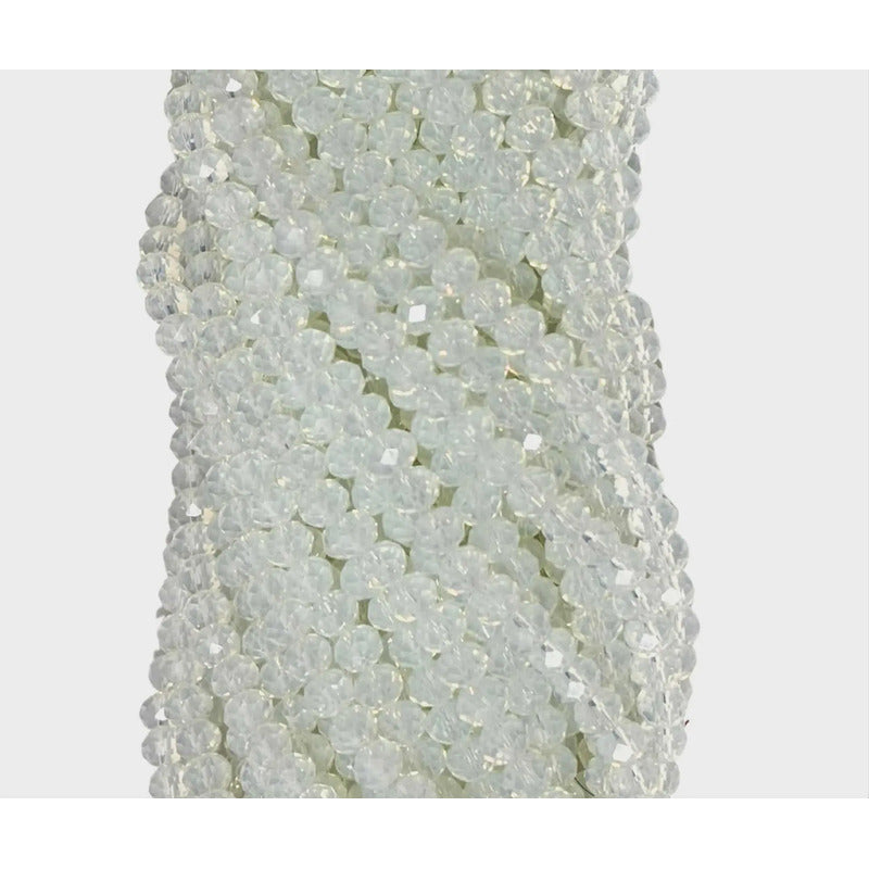 5 Tiras Cristal Checo Facetado 8mm Abalorio Bisutería 325pcs