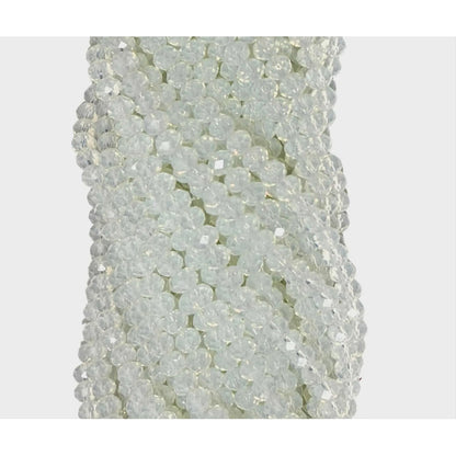 5 Tiras Cristal Checo Facetado 8mm Abalorio Bisutería 325pcs