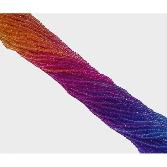5 Tiras Cristal Checo Facetado 3mm Abalorio Bisutería 650pcs Multicolor