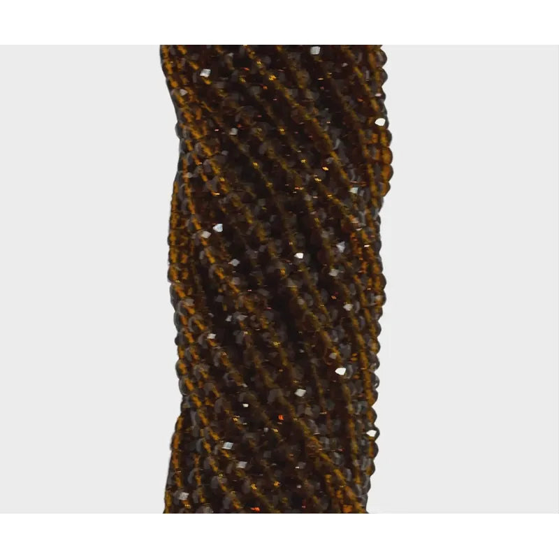 5 Tiras Cristal Checo Facetado 6mm Abalorio Bisutería 450pcs Ambar Transparente