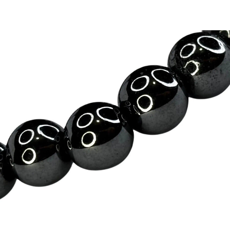 Pulsera Acerina Cuarzo Hemática Elegante Unisex 0.8mm Acerina