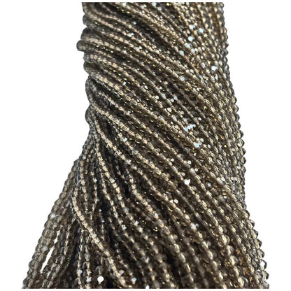 5 Tiras Cristal Checo Facetado 4mm Abalorio Bisutería 600pcs