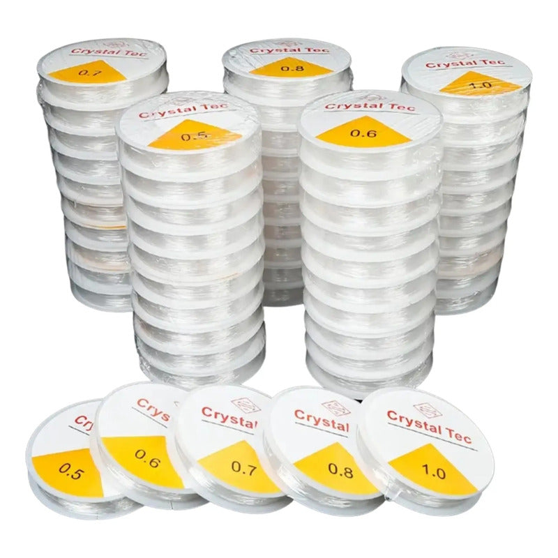 Hilo Nylon Premium Elástico 2 Carretes 10metros C/u