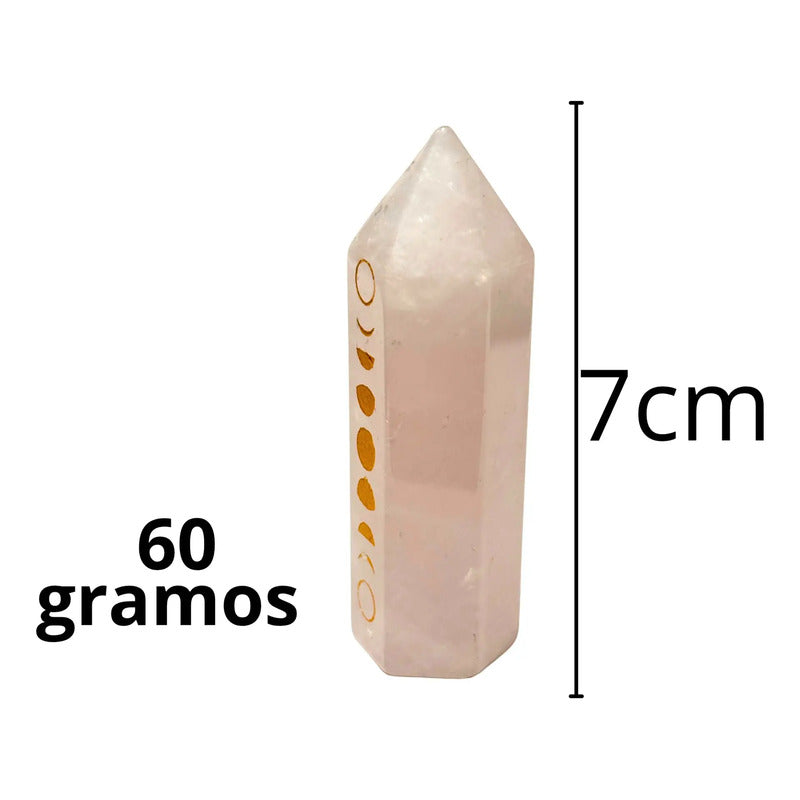 Cuarzo Natural Punta Obelisco 7cm 60 Gramos Alta Calidad