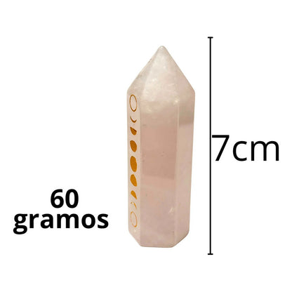 Cuarzo Natural Punta Obelisco 7cm 60 Gramos Alta Calidad