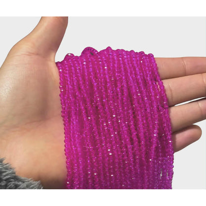5 Tiras Cristal Checo Facetado 3mm Abalorio Bisutería 650pcs