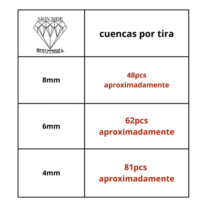 Ágata Piedra Tallada 8mm Con Orificio Para Pulseras