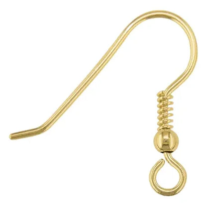 500/1,000 Piezas Ganchos Para Aretes Anzuelo Dorado-1000pcs