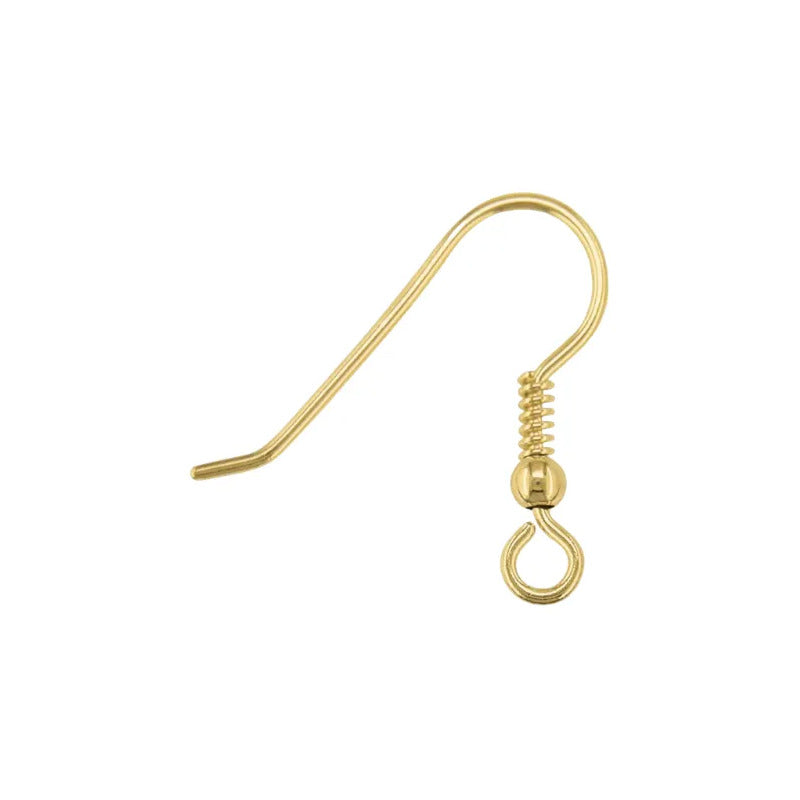 500/1,000 Piezas Ganchos Para Aretes Anzuelo Dorado-500pcs