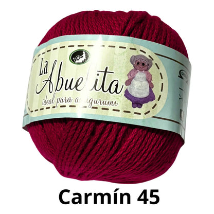 Hilaza La Abuelita Maneja 50 Gramos Para Amigurumis Algodón