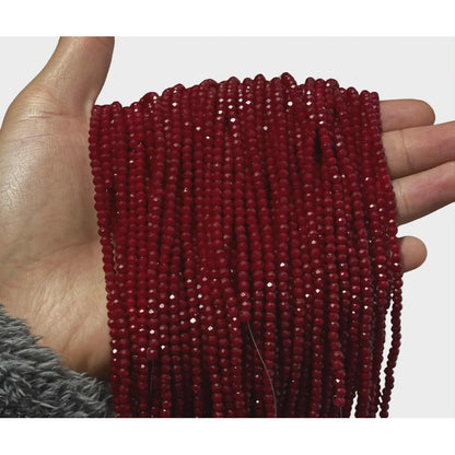 5 Tiras Cristal Checo Facetado 3mm Abalorio Bisutería 650pcs