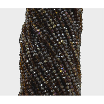 5 Tiras Cristal Checo Facetado 2mm Abalorio Bisutería 700pcs