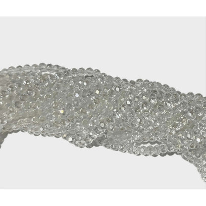 5 Tiras Cristal Checo Facetado 4mm Abalorio Bisutería 600pcs
