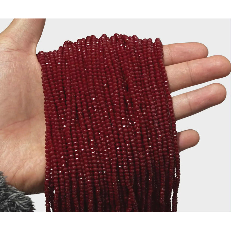 5 Tiras Cristal Checo Facetado 2mm Abalorio Bisutería 700pcs