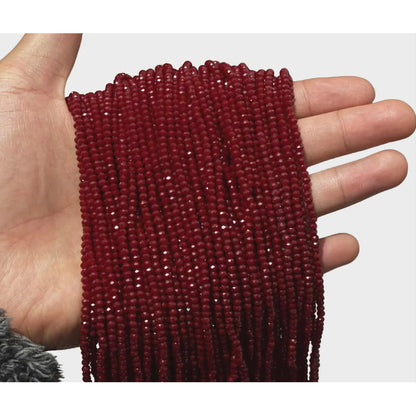 5 Tiras Cristal Checo Facetado 2mm Abalorio Bisutería 700pcs